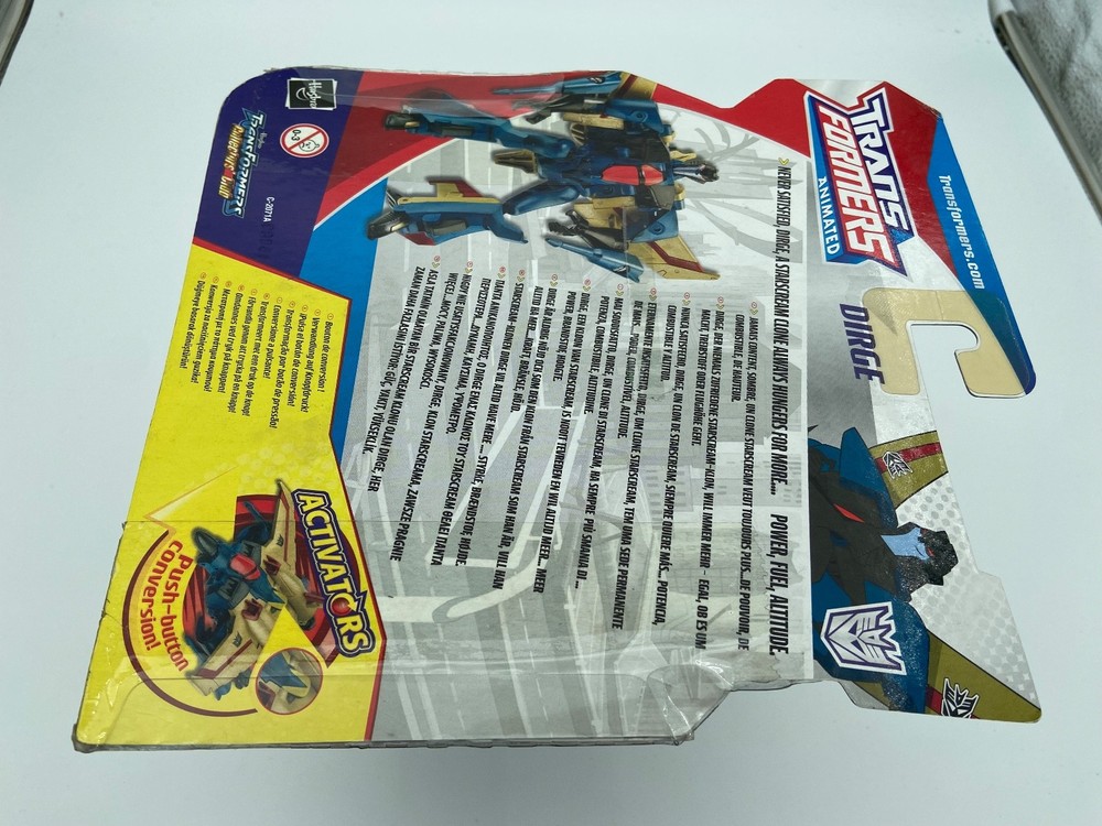 Transformers Animated activators Dirge MOSC