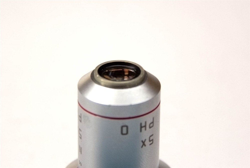 Leica N Plan 5X/0.12 ∞/-/A PH 0 Phase Contrast Microscope Objective 506090 -