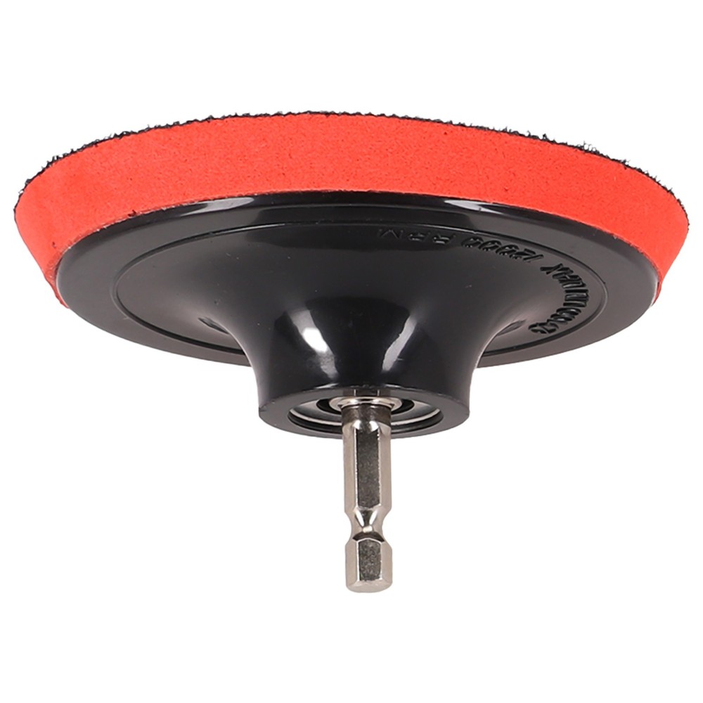Sanding Pad Buffing Pad Black/Red Polyurethane Replacement Accessories