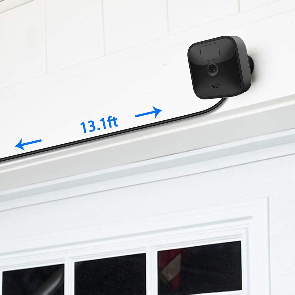 Shyueda Solar Panel Extension Cable for Blink Camera - Expandable Power