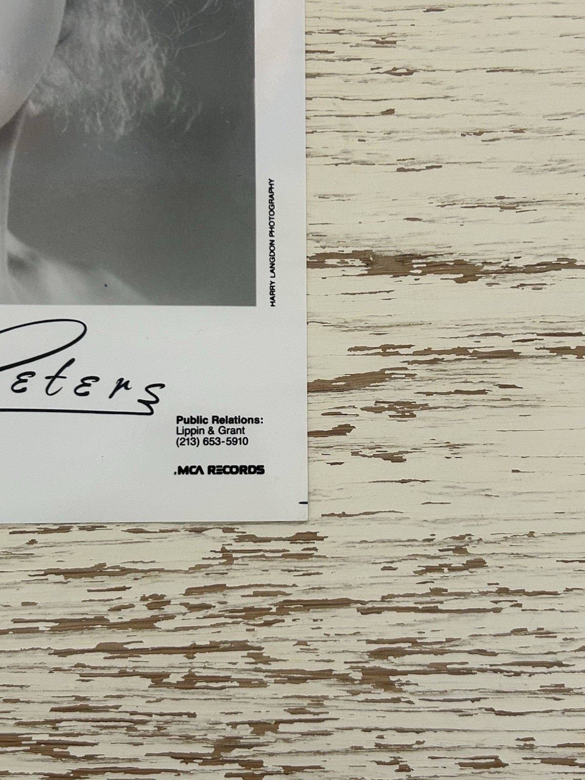 BERNADETTE PETERS Publicity Promo Photo 8x10 MCA RECORDS