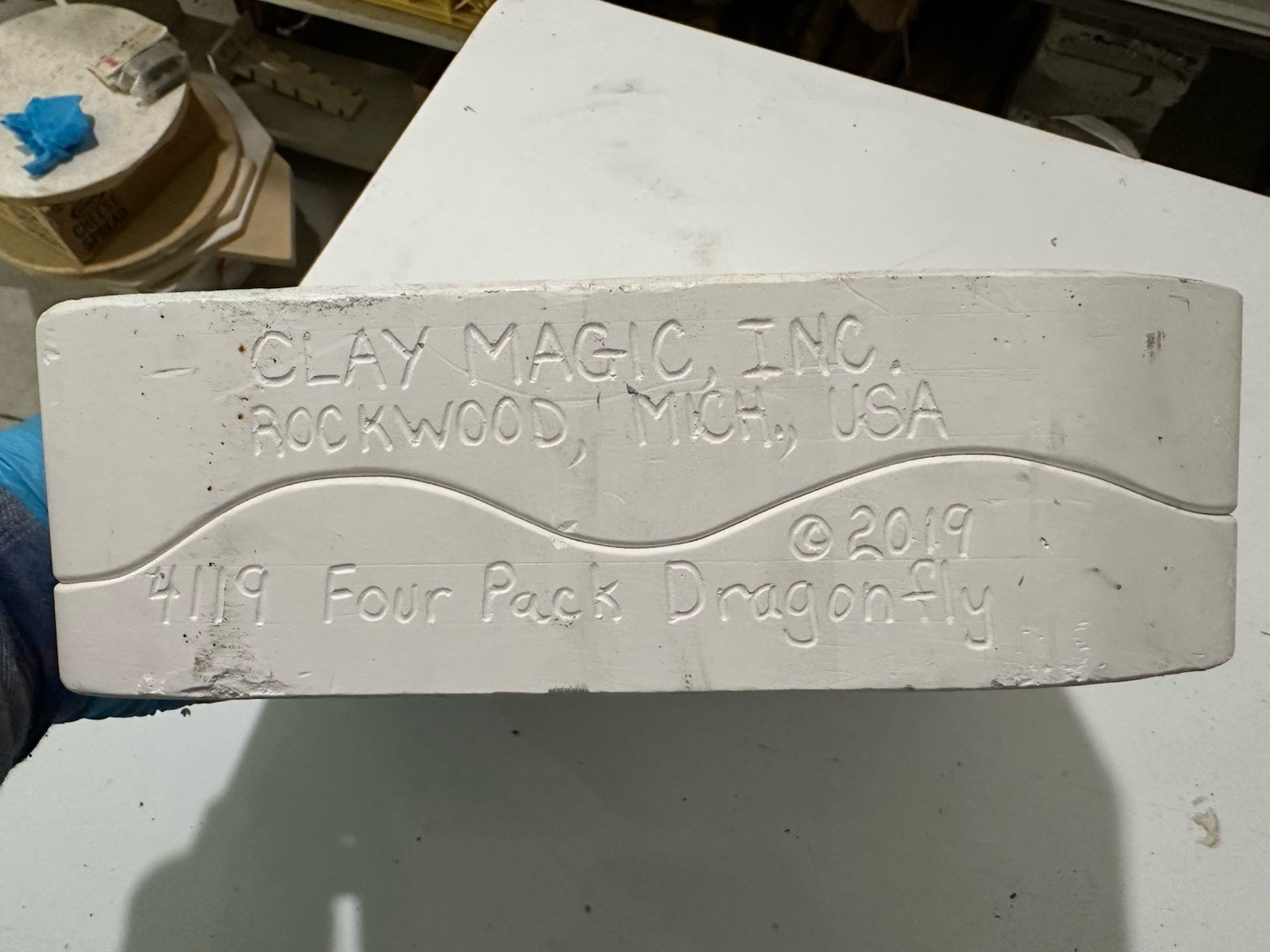 Clay Magic Inc 4119 Four Pack Dragonfly 2019 Ceramic Slip Mold