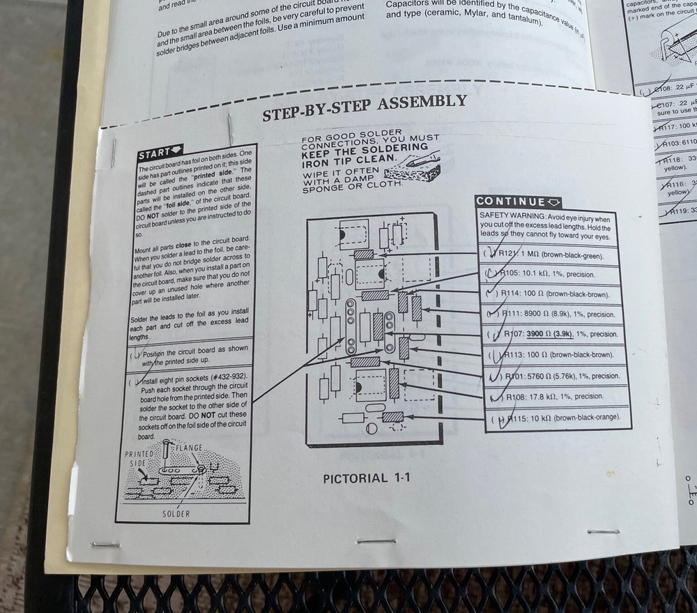 ASSEMBLY MANUAL INSTRUCTIONS for HEATHKIT HD-1982 MICODER