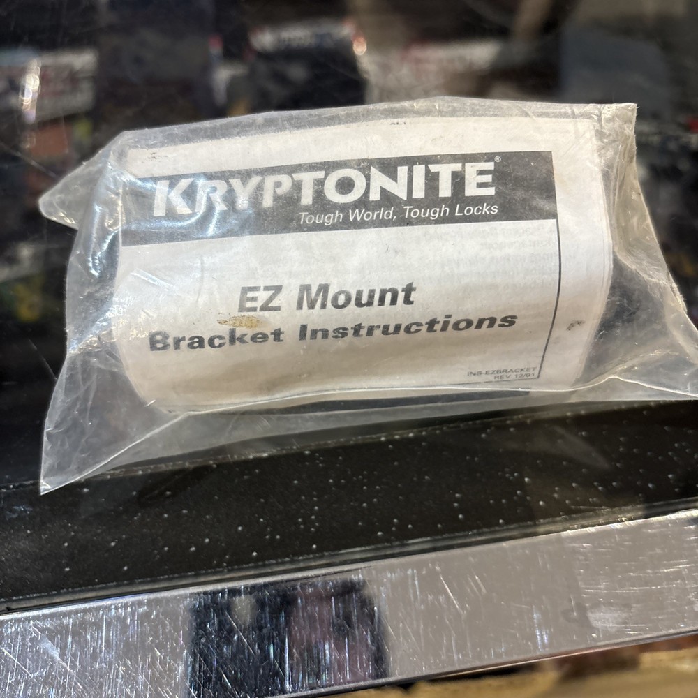 Kryptonite EZ Mount Universal U Lock Mounting Bracket Kit, NEW in Sealed Package