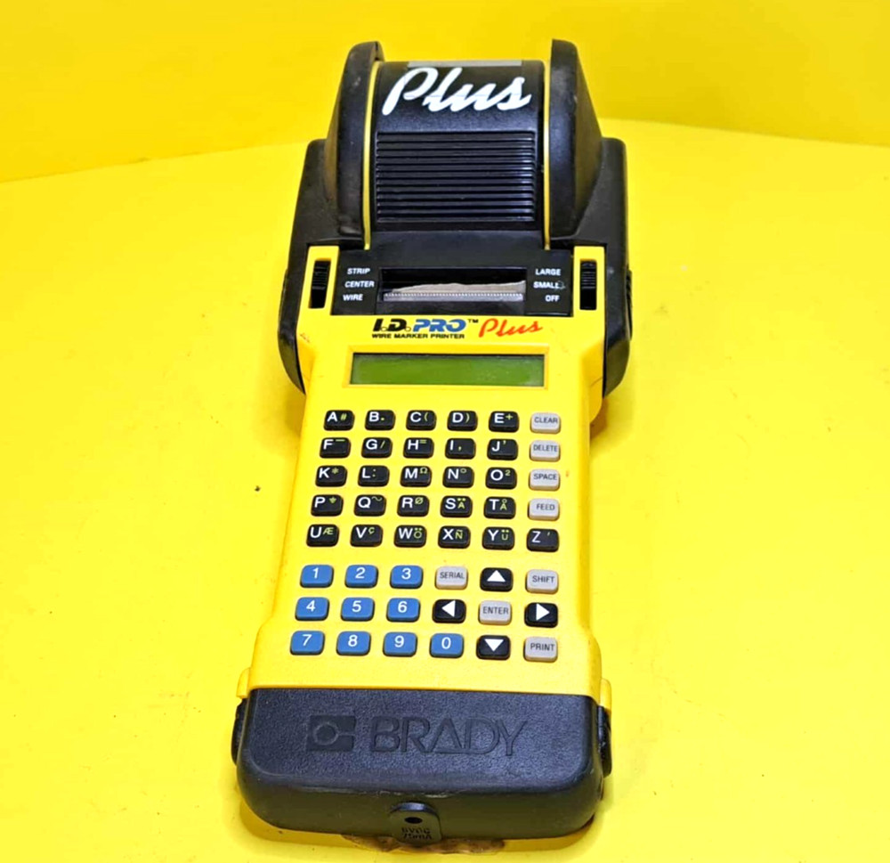 ⚡100% UNTESTED & DAMAGED⚡BRADY I.D. PRO PLUS IDPROPLUS WIRE MARKER LABEL PRINTER