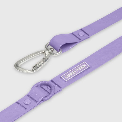 NWT - Canada Pooch WATERPROOF Leash - Lavender - SIZE: Small/Medium