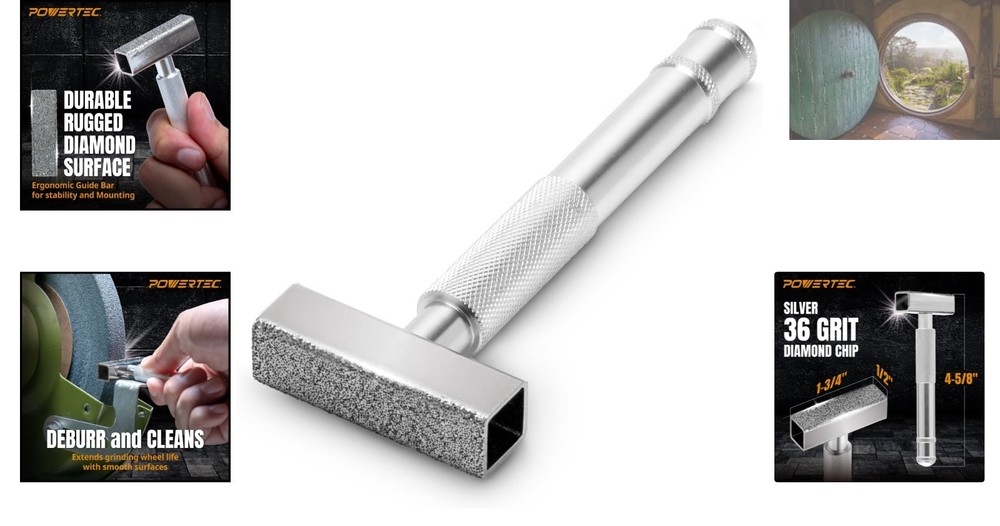 Versatile 36-Grit Diamond Dressing Tool for Bench Grinders and Wheel Restoration