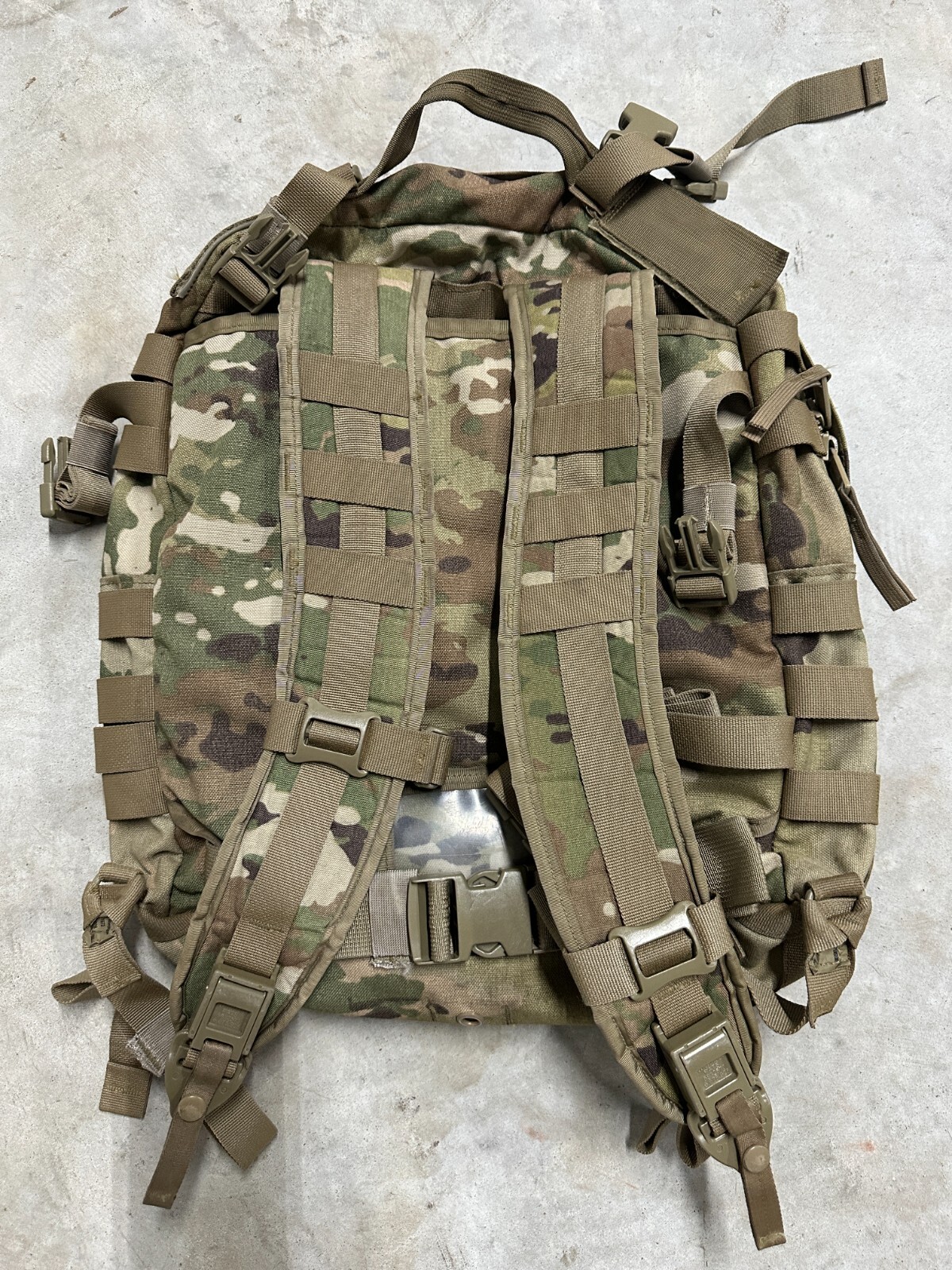 US Army OCP Multicam Molle II Patrol Assault Pack 3Day Backpack Field Bag Ruck