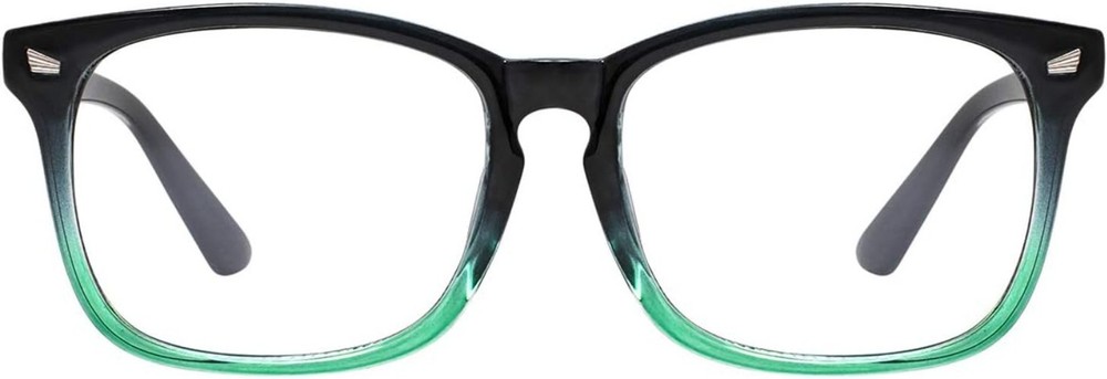 Elegant Blue Light Blocking Glasses in Stylish Blue Gradient for Screen Use