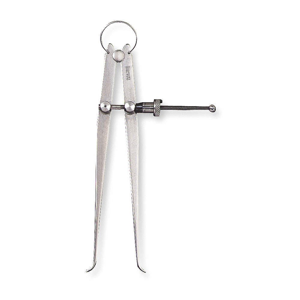 STARRETT 73A-4 Inside Spring Caliper,4 In,Solid 2ZUY9