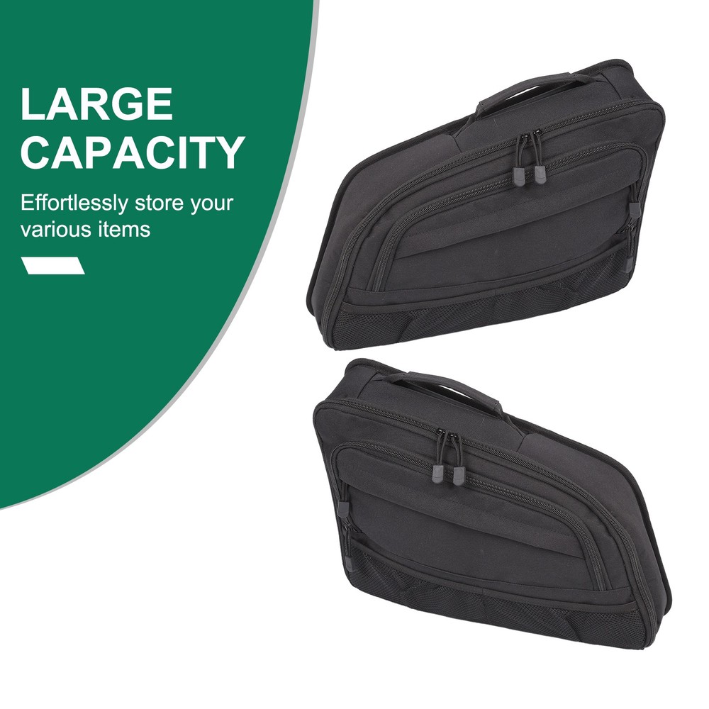 2PCS Black Tailgate Window Package Bag For Cadillac XT6 2020+