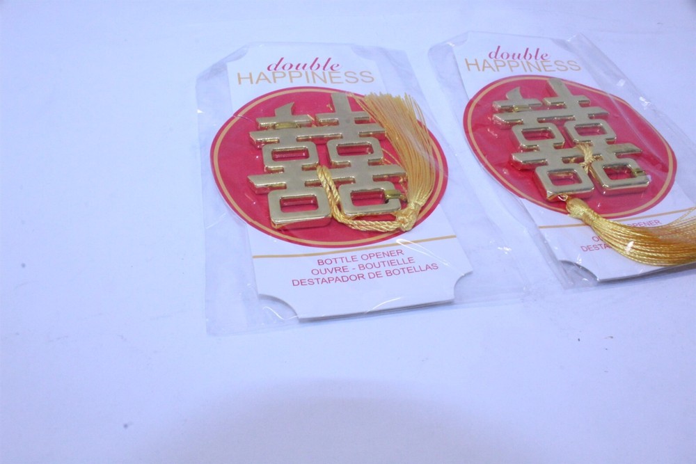 Solid Brass Bottle Openers Set of 2 Gold Color