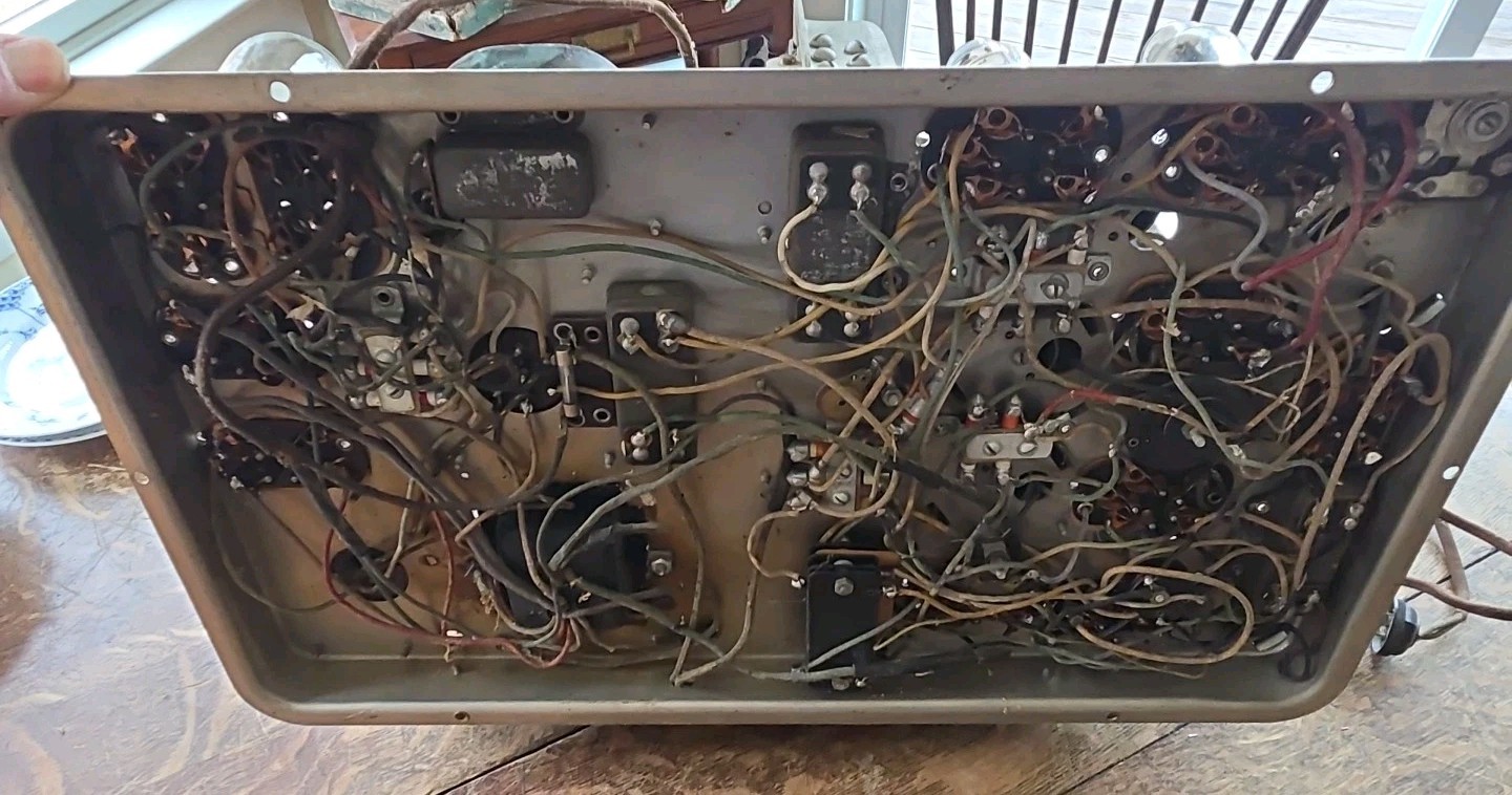 Vintage Atwater Kent Model 89 Tube Radio Chassis Complete With Tubes