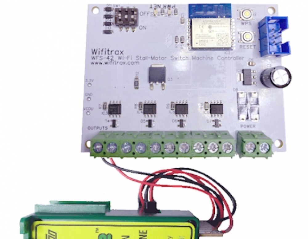 WifiTrax WFS-42 Quad Wi-Fi Stall-Motor Switch Machine Controller