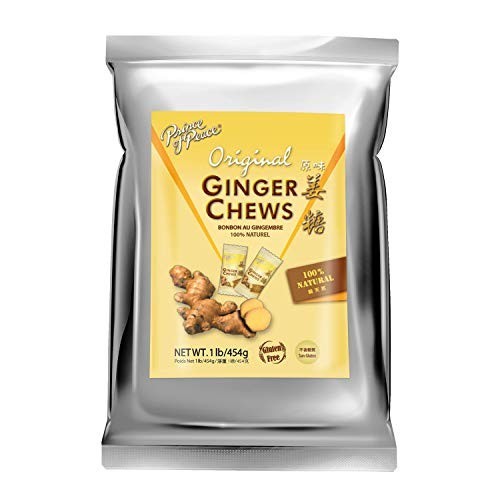 Original Ginger Chews,1 Lb – Candied Ginger – Candy Pack – Ginger Chews Candy