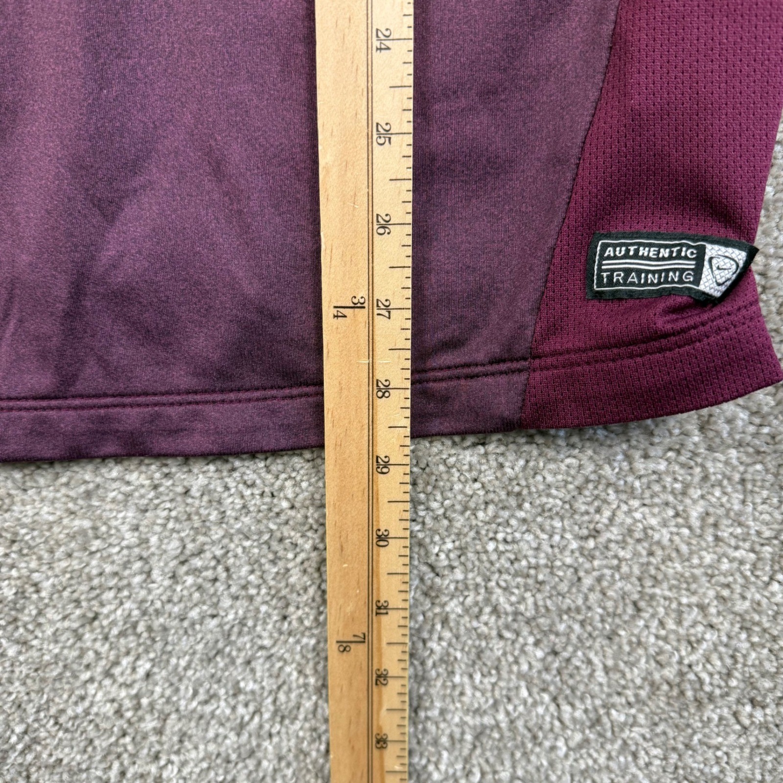 Nike Dri-FIT England Football Training Jersey Maroon Burgundy Men's Large