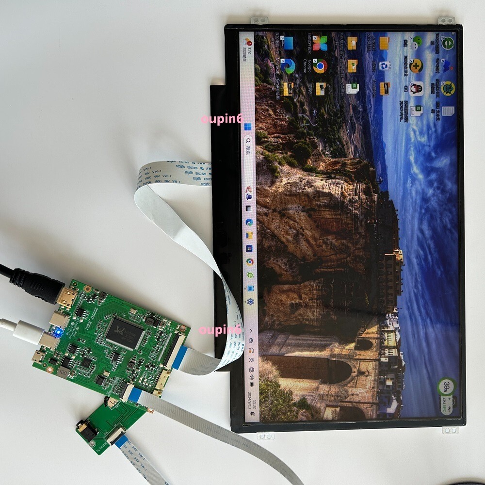 Display screen 11.6" 1366X768 LED with MINI HDMI 2 TYPE-C EDP controller board