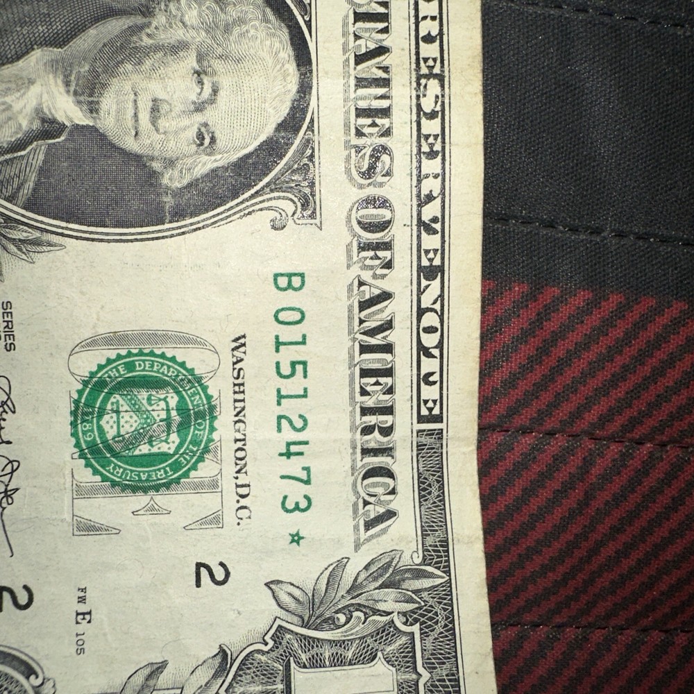 2013 1 dollar bill star note b