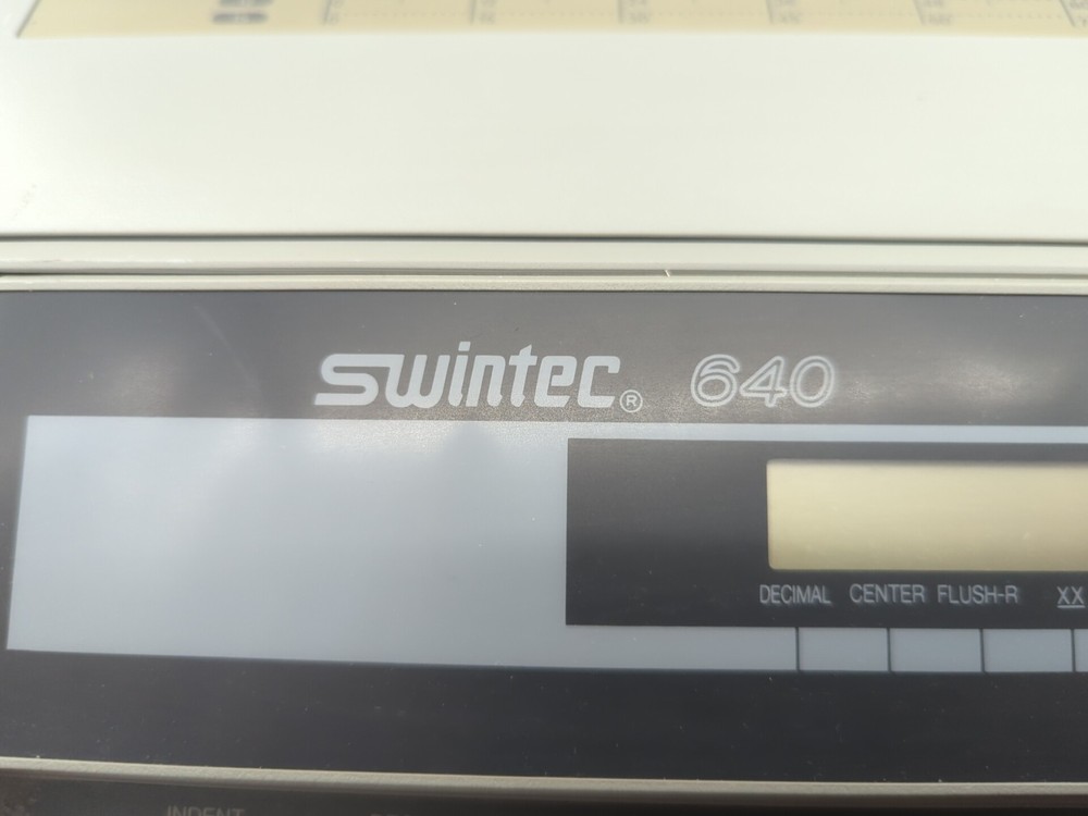 Swintec 640 Electronic Typewriter - Tested
