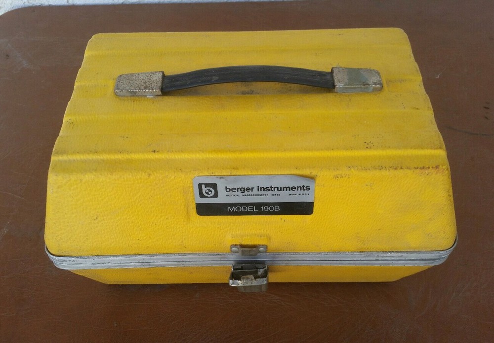 BERGER INSTRUMENTS MODEL 190B WITH STORAGE CASE ((