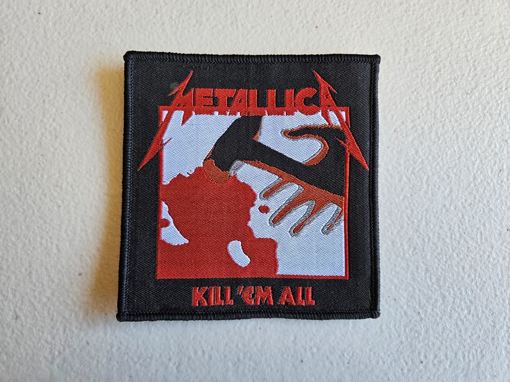 METALLICA, KILL 'EM ALL, SEW ON WOVEN PATCH