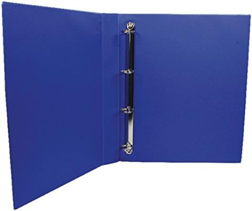 Q-Connect 25 mm A4 4d Ring Presentation Binder - Blue Blue 25 mm