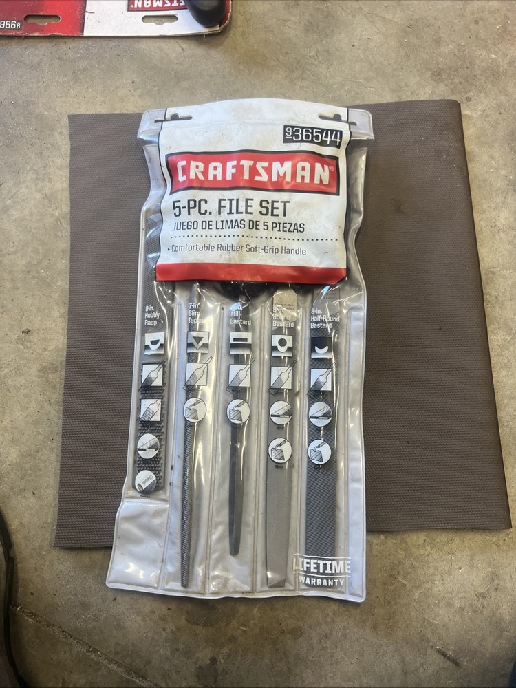 Craftsman nos File Set 5 Pc 936544
