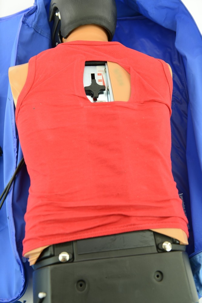 Ambu Man CPR Training Manikin W/ Blue Case & Extra Faces