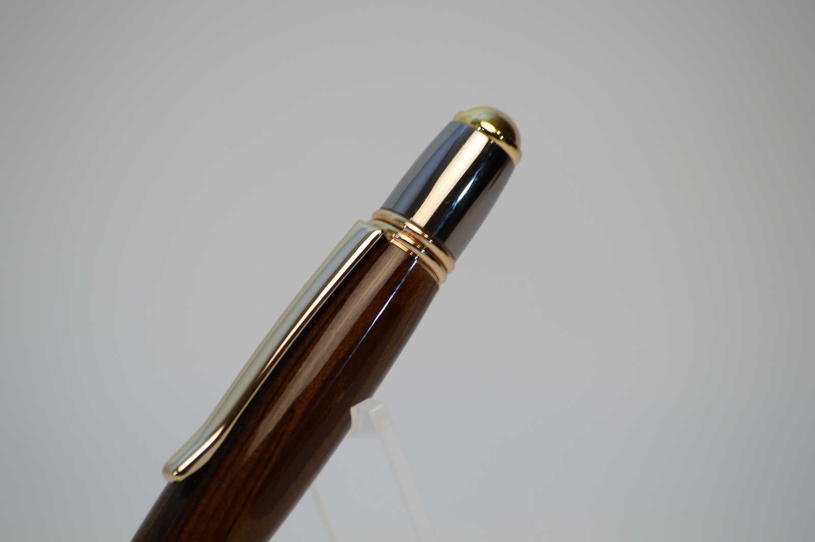 USS Missouri - Gold and Gunmetal Twist Pen made with wood from the USS Missouri