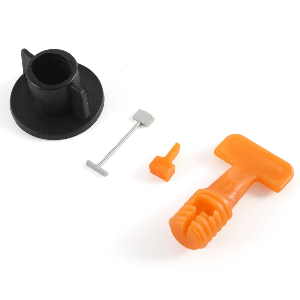 100 Tile Leveling System Kit Reusable Flat Ceramic T-Lock Locator Spacer Tool ZS