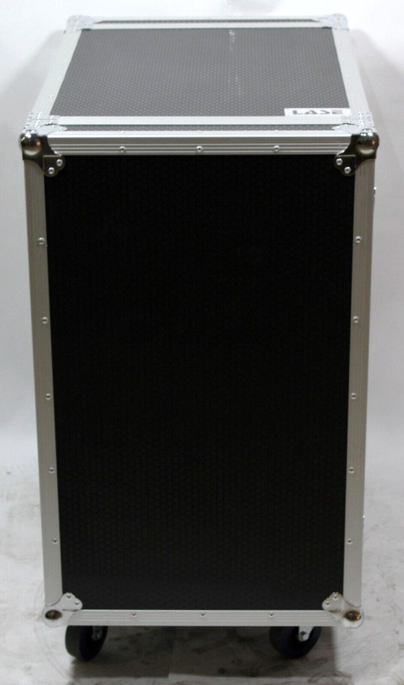 LASE Pro 16 Space ATA SHOCK MOUNT Style Amp Rack Flight Case (28" Deep)
