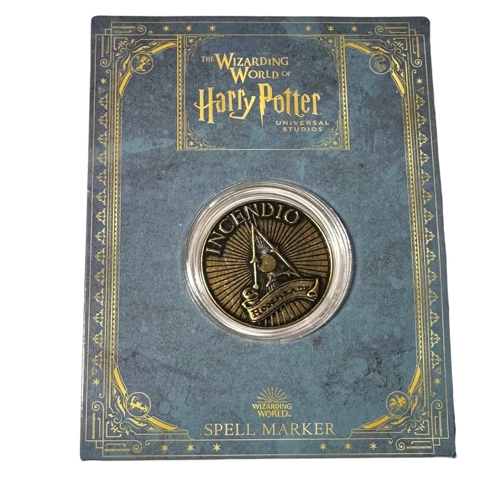 Universal Studios Harry Potter Hogsmeade Spell Marker - Incendio