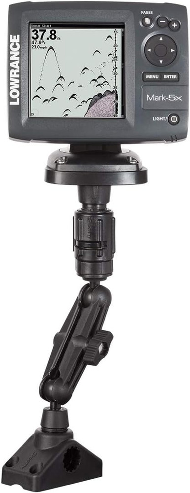 152 Ball Mounting System with Gearhead Adapter, Post and Side/Deck Mount