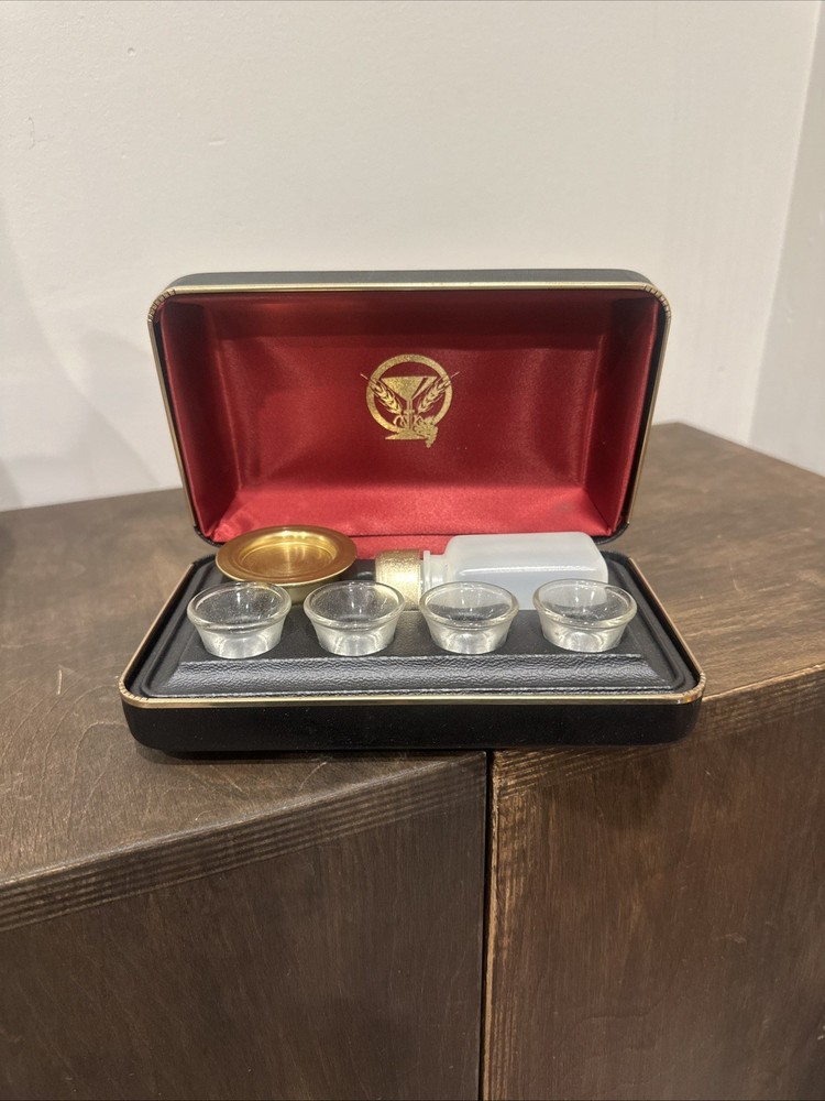 Vintage Travel Communion Set