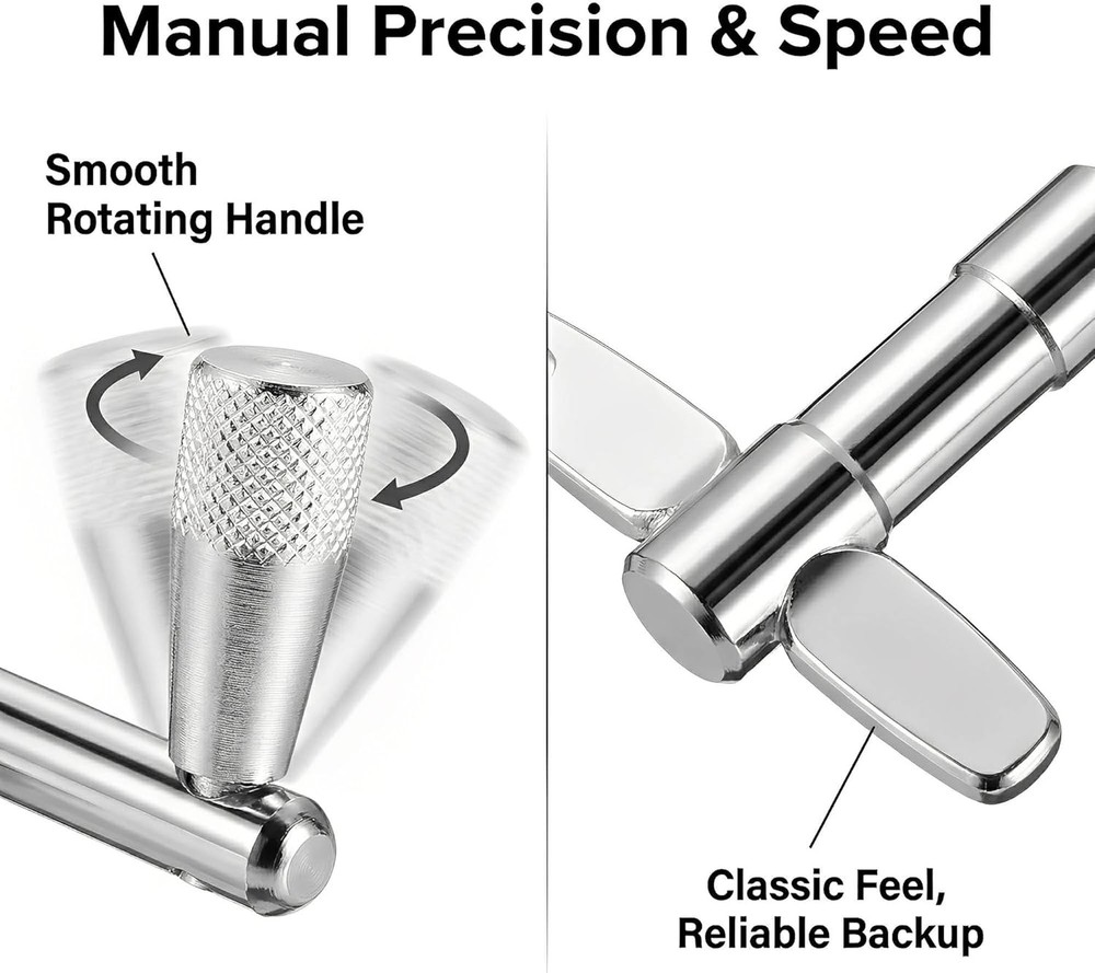Drum Key Set, Professional Drum Tuning Kit with Drill Bit Adapter, Continuous Mo