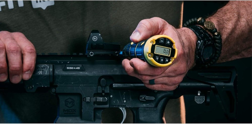 Digital Firearms Accurizing Torque Wrench,Interchangeable Bits and LCD Display