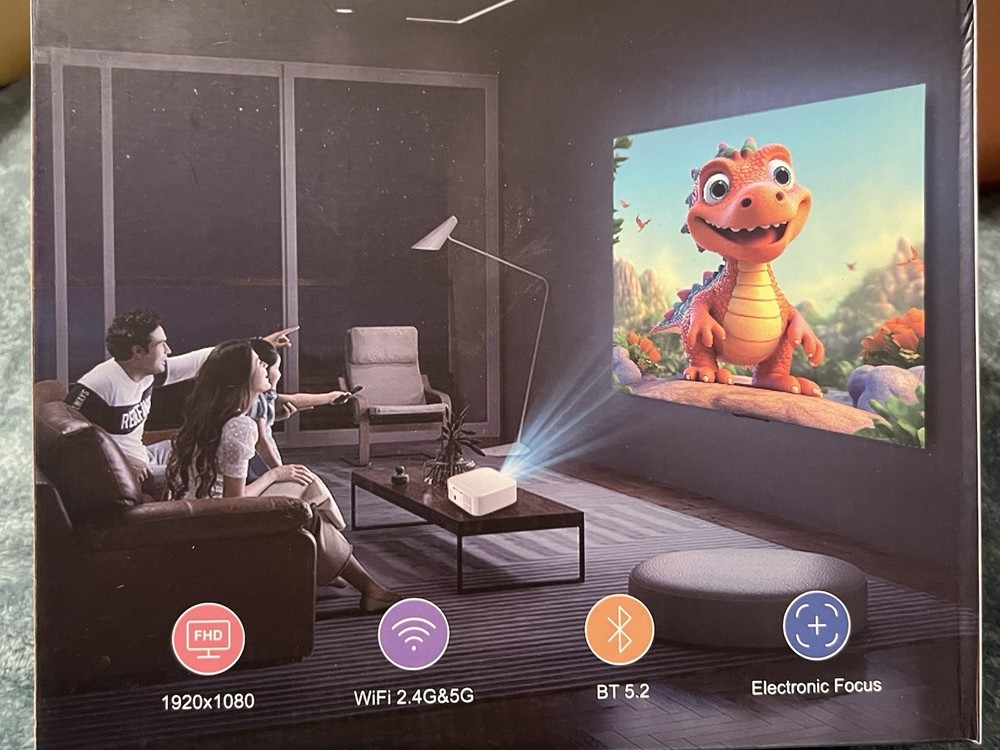 Mini Projector (Generic Android/Smart Projector) 1080P Full