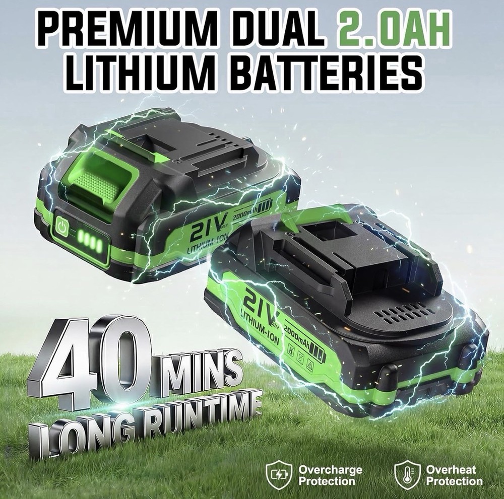 Battery Powered 2-in-1 String Trimmer (Boxed)