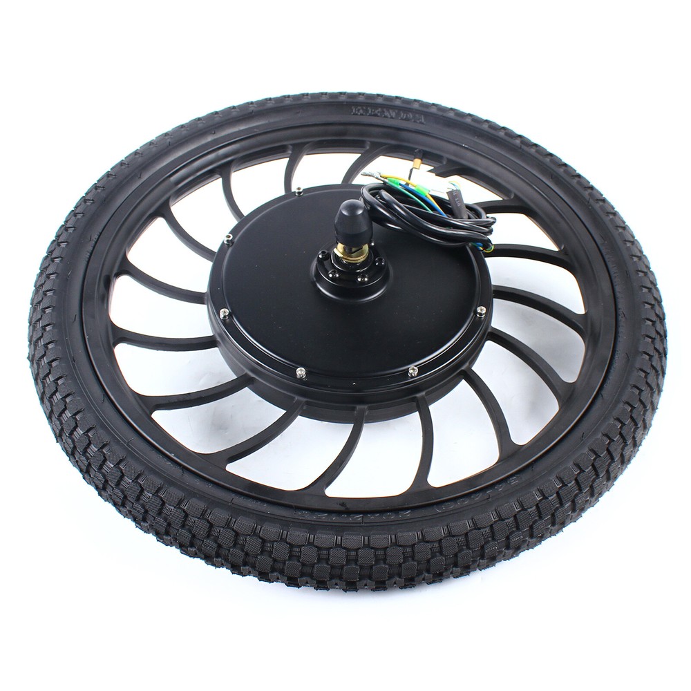 20 inch 1000W Ebike Front Wheel Electric Bicycle Motor Conversion Kit Black