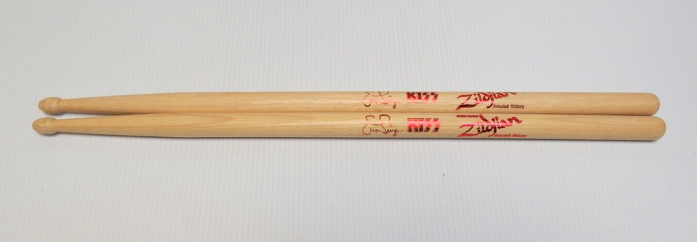 KISS ERIC SINGER ZILDJIAN ARTIST SERIES DRUMSTICKS - KONVENTION / MTV UNPLUGGED