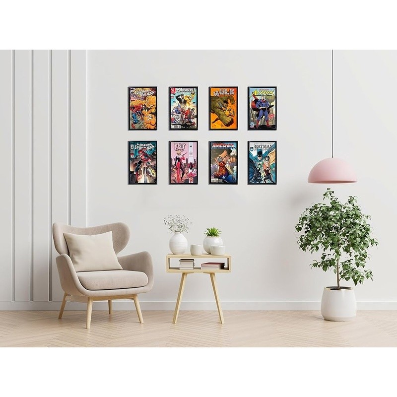 Comic Book Frame Display Holder Lightweight Easy Use Protection Wall Tabletop