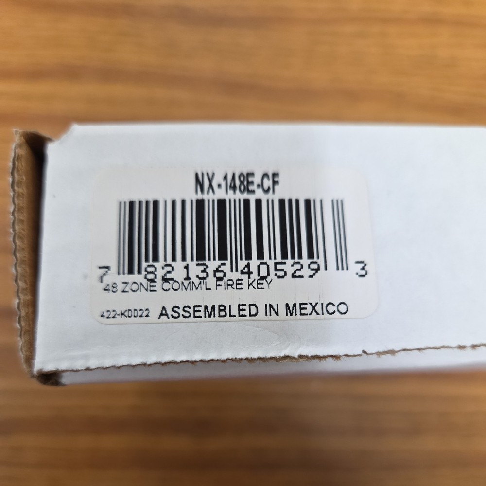Interlogix GE Security NX-148E CF LCD Red 48 Zone Keypad
