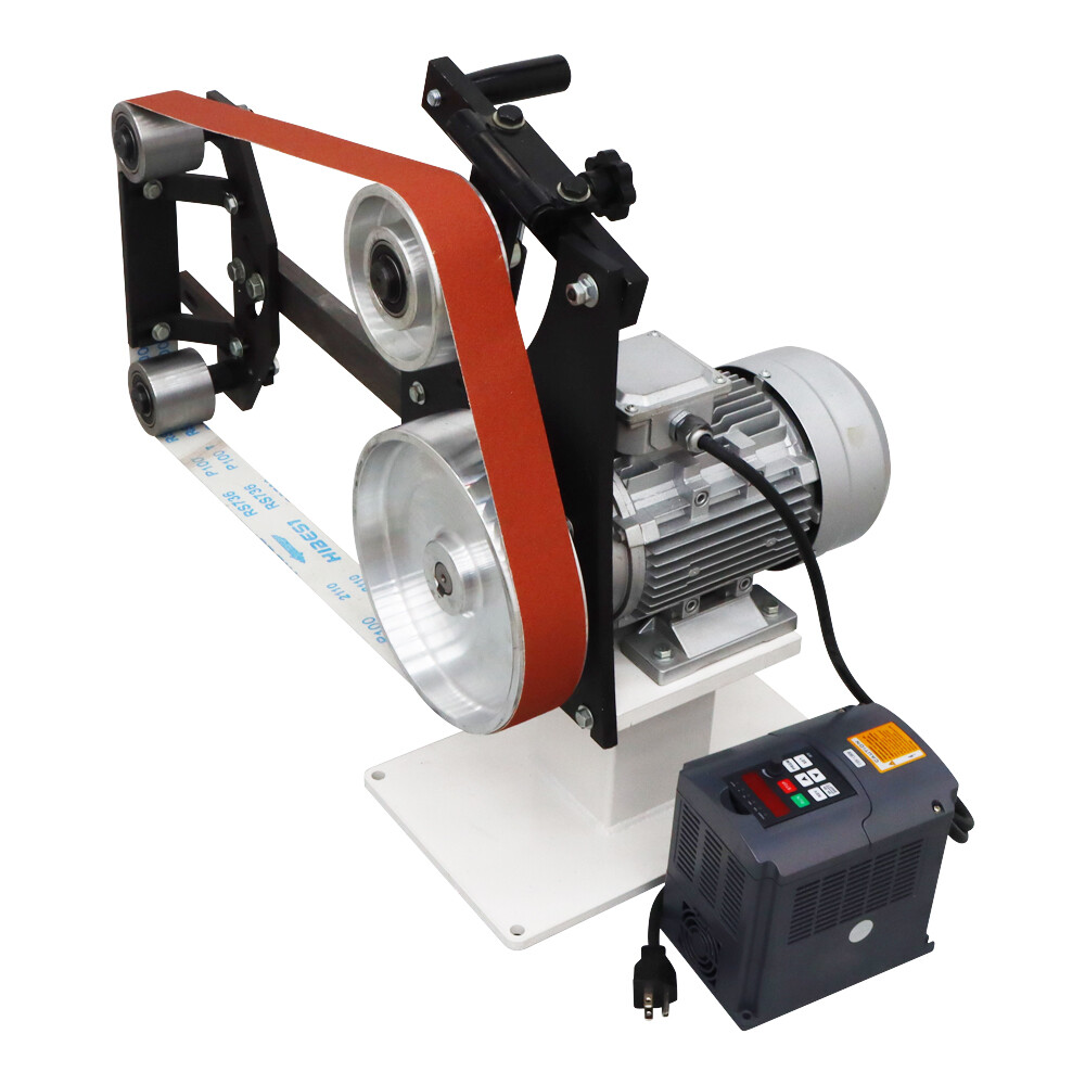 Frequency Conversion Industrial Sand-belt Machine 110V with 3 Configuration Sets