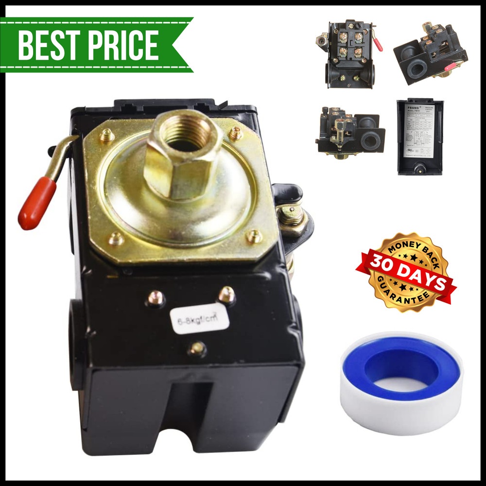 Air Compressor Pressure Switch W/ Unloader Replacement For Craftsman Sears 240V