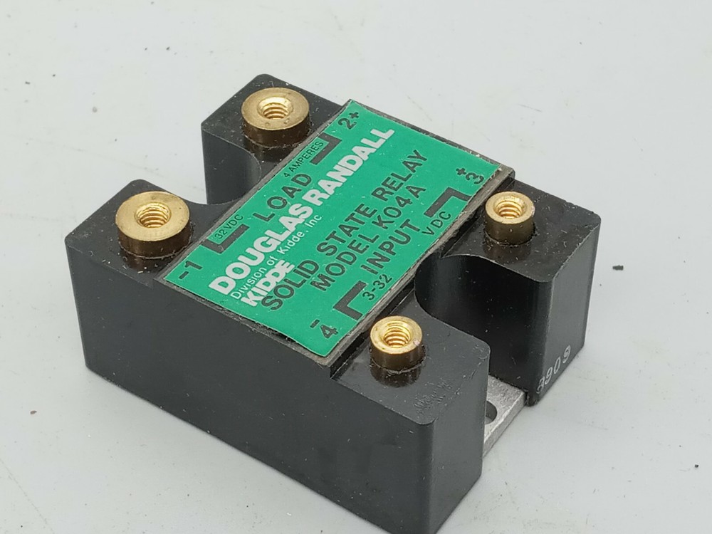 1 NOS DOUGLAS RANDALL SOLID STATE RELAY K04A INPUT 3-32 VDC LOAD - 32 VDC 4A