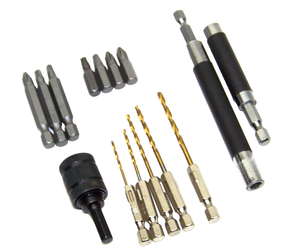 15pcs Quick Change Connect Screwdriver Bits/drill Hex Shank Magnetic Screw Guide