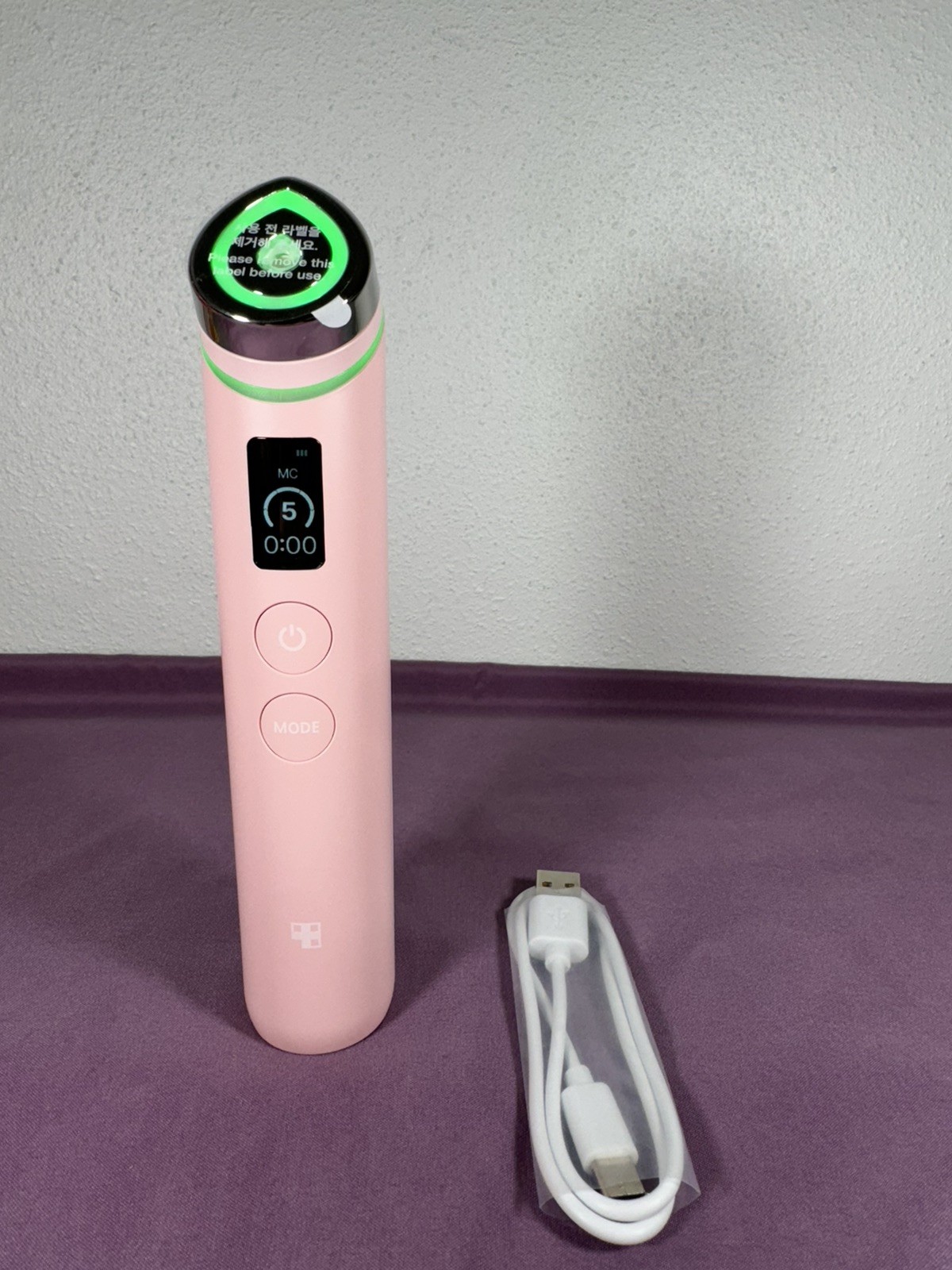 Pink Medicube Age-R Booster Pro | 6-in-1 Real Glass Glow Beauty Massager | NEW