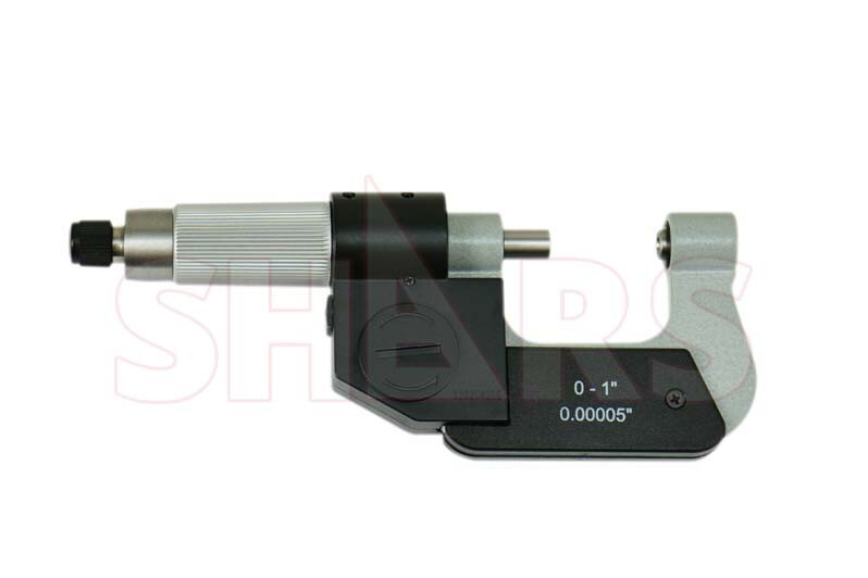 SHARS 0-1" Electronic Screw Thread Micrometer 60 Degree V-Anvils .00005" NEW P]