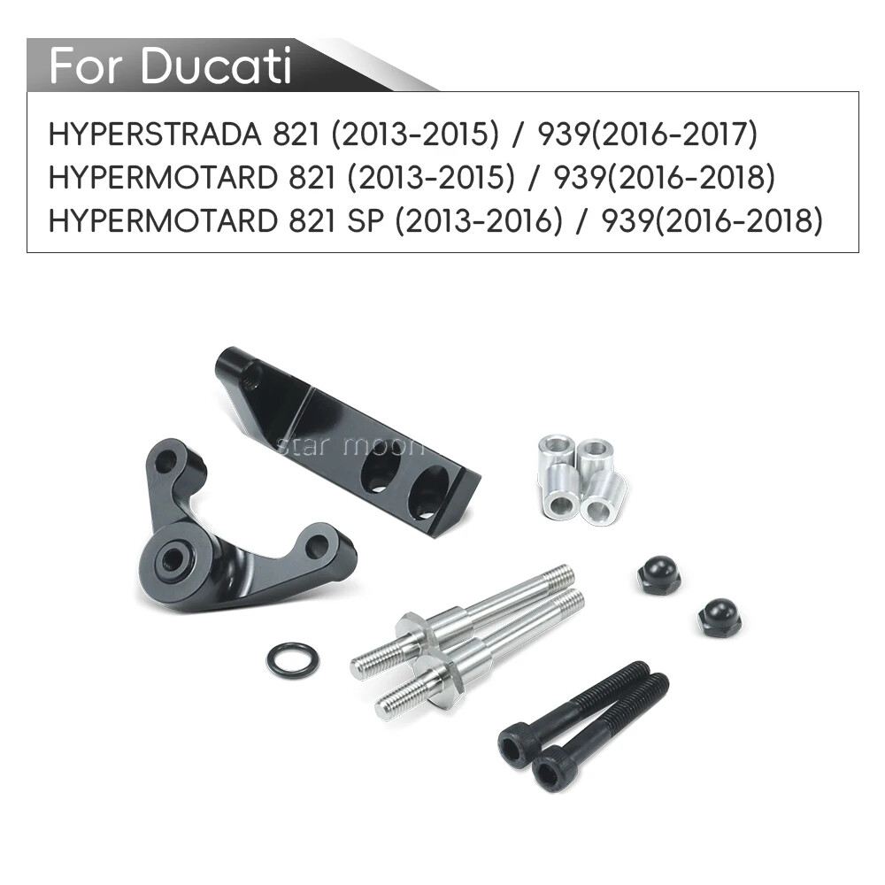 Steering Stabilizer Damper Mount Bracket Fit For Ducati Hyperstrada 821 939 SP