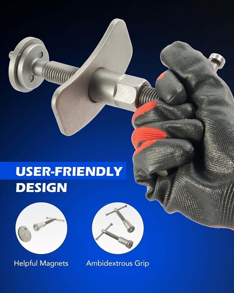 Dual Drum Brake & Disc Brake Caliper Tool Spring Installer Remover Brake Replace